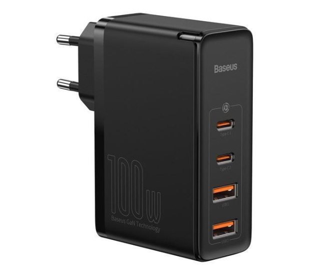 BASEUS Ładowarka sieciowa GaN2 Pro (100W, 2x USB-C, 2x USB-A)) CCGAN2P-L01 - 1079270 - zdjęcie 3